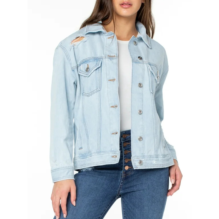 Celebrity Pink Women's Boyfriend Jacket | Walmart (US)