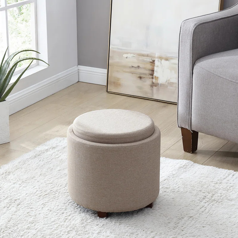Ludine Upholstered Storage Ottoman | Wayfair North America