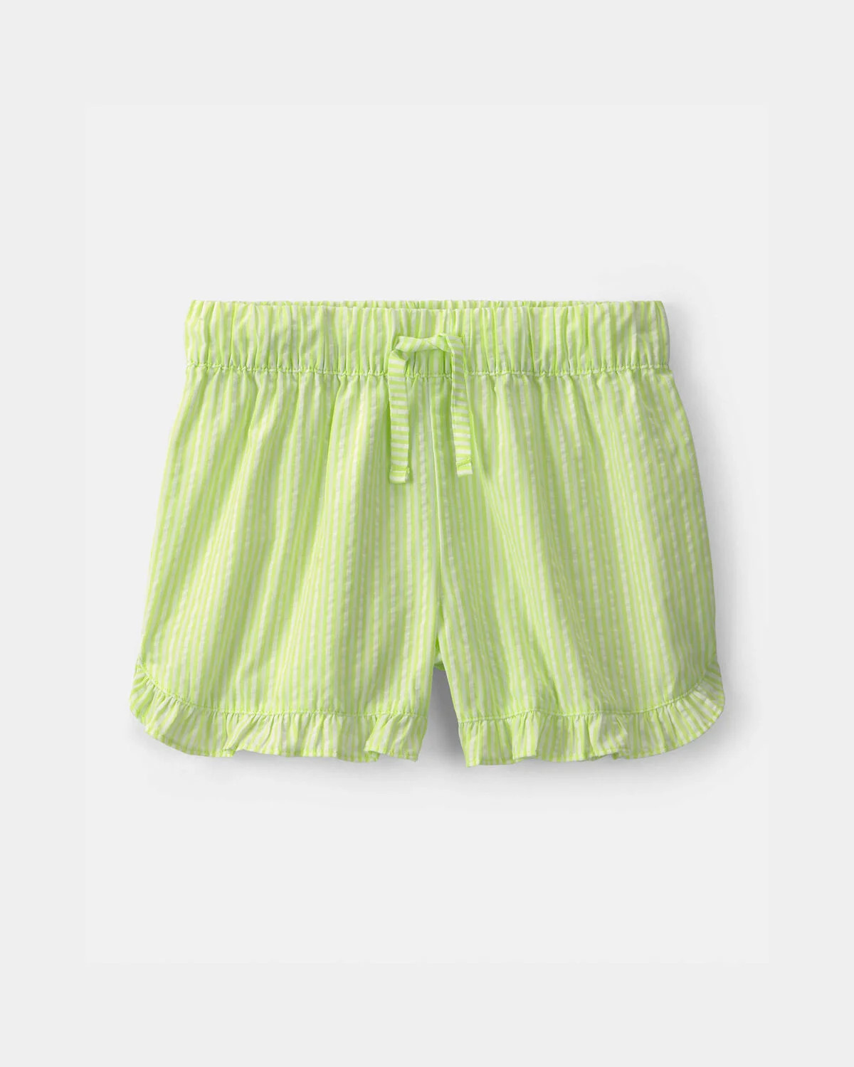 Girls Ruffle-Trim Shorts - Green | Carter's Inc