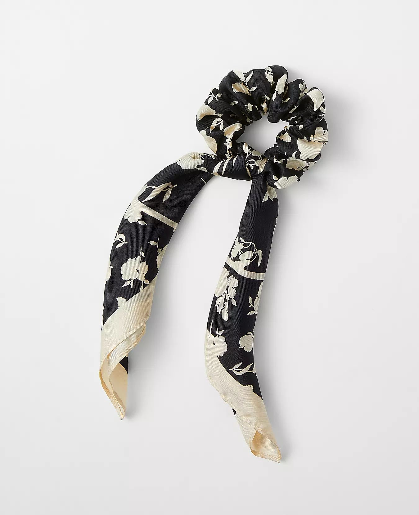 Floral Silk Scrunchie | Ann Taylor (US)