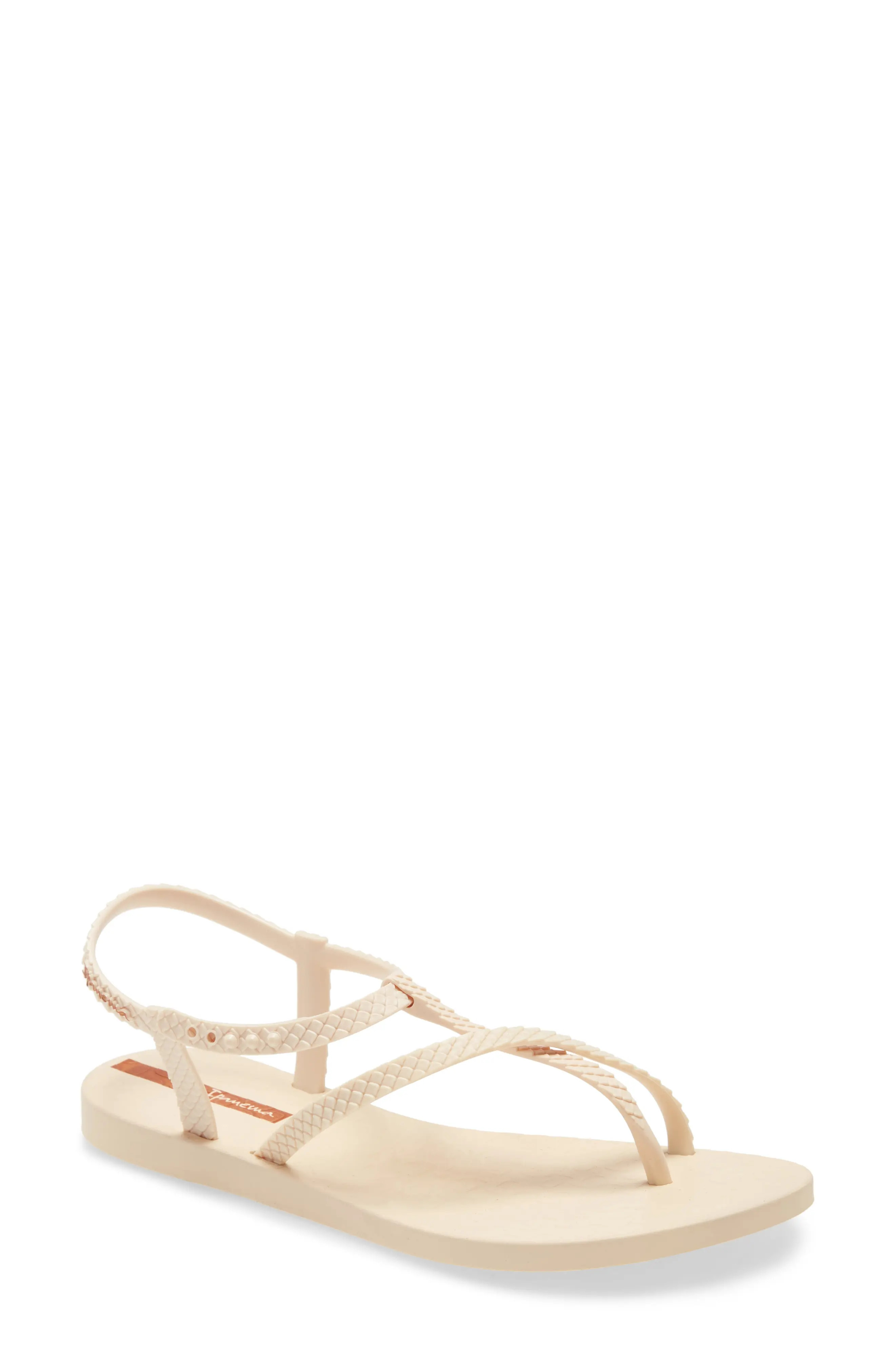 Women's Ipanema Aphrodite Strappy Waterproof Sandal, Size 6 M - Beige | Nordstrom