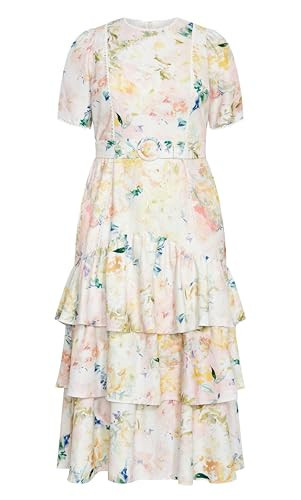 City Chic Women's Plus Size Dress-Garden of Love Linen Maxi | Amazon (US)