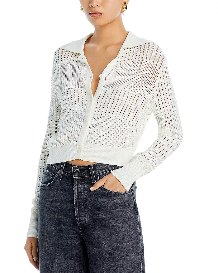 Eyelet Crochet Cardigan | Bloomingdale's (US)