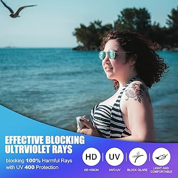 Round Polarized Sunglasses for Women Men Small Retro Metal Frame Circle John Lennon Color Sun Gla... | Amazon (CA)