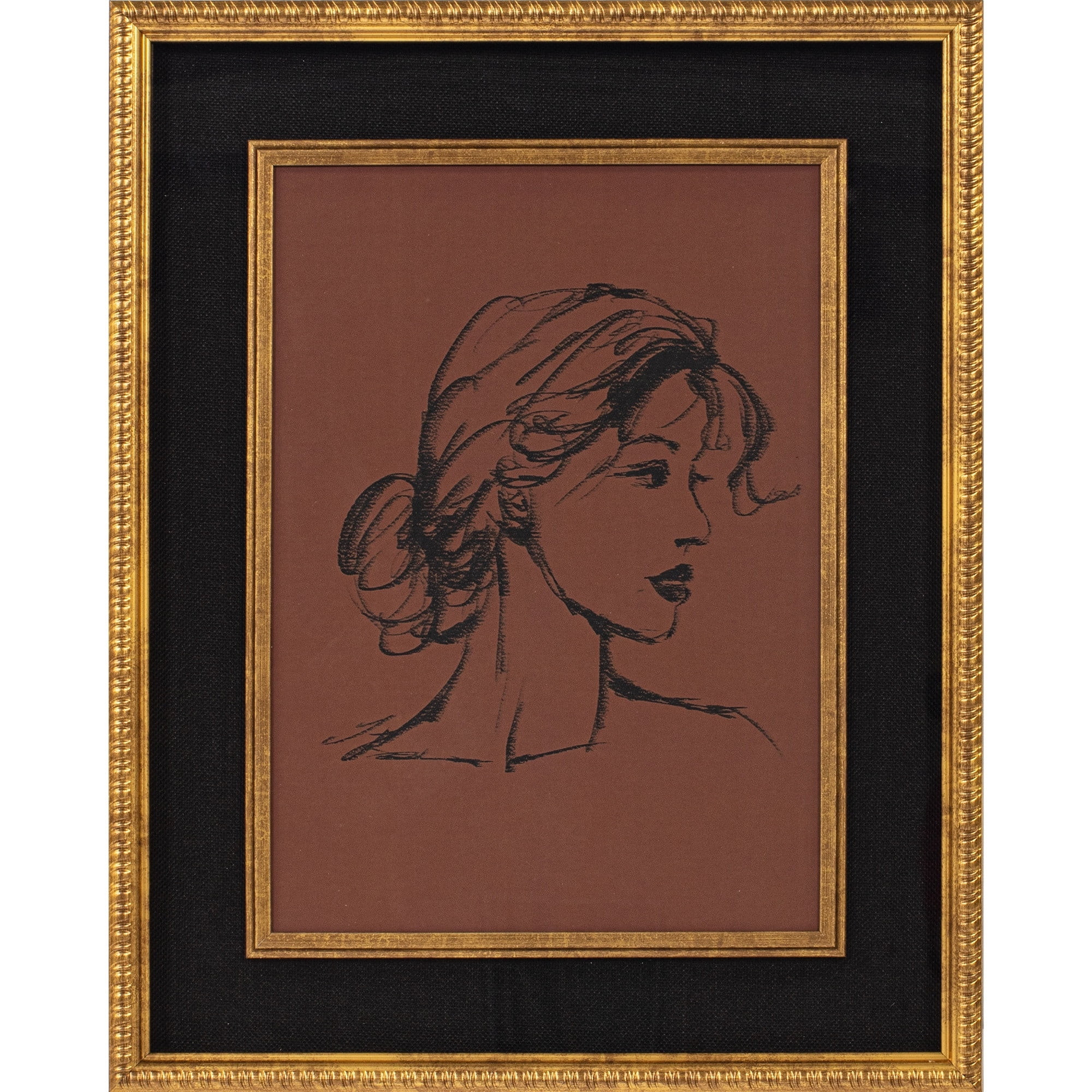 My Texas House Fierce Femme Sketch Framed Art 16x20 - Walmart.com | Walmart (US)