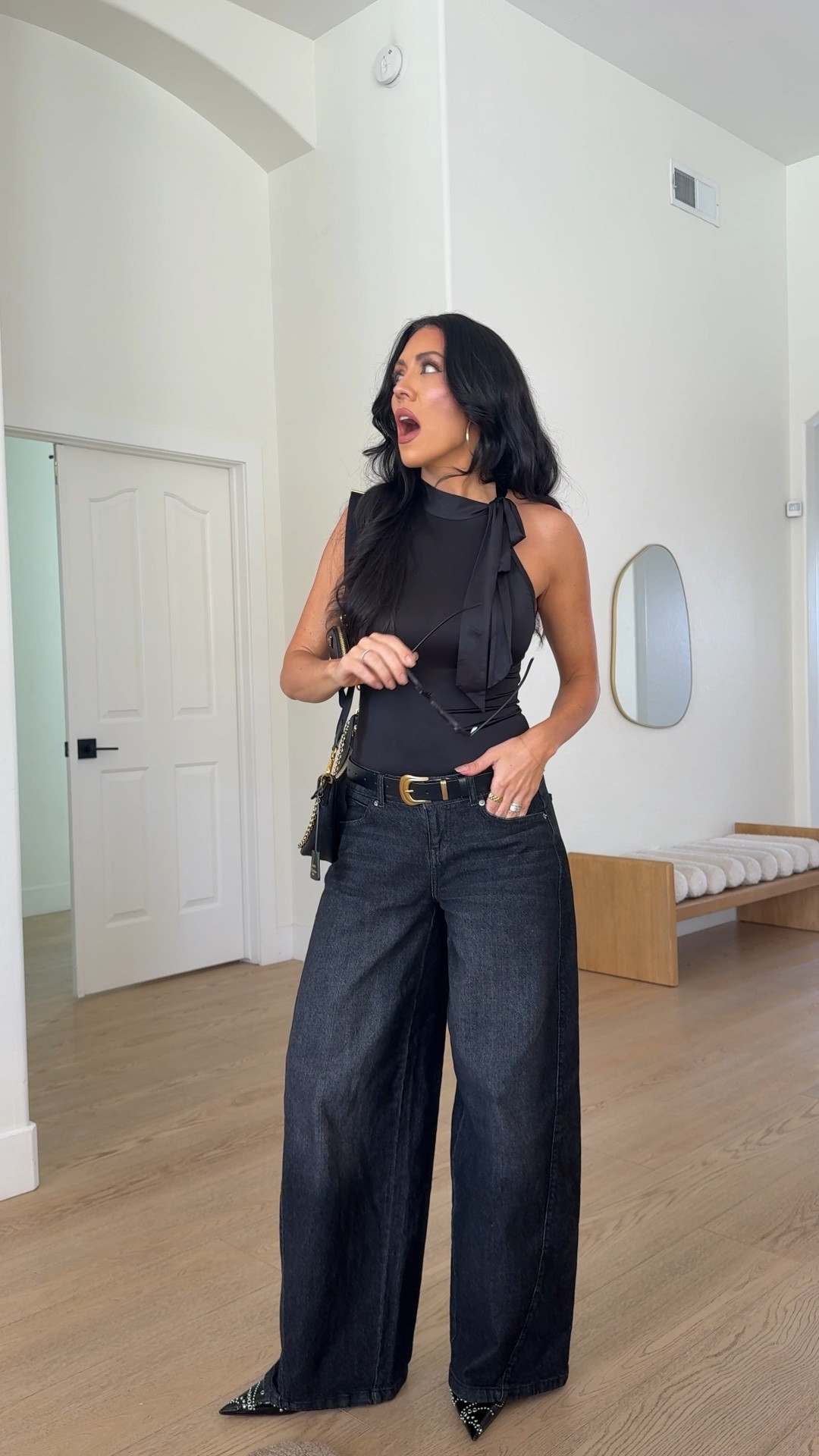 It’s back ladies 😭 are we happy about it?! Sharing my outfit from Walmart from this reel! 
Top size XS 
Jeans size 0 
Amazon accessories

#LTKxWalmart #LTKSeasonal #LTKootd