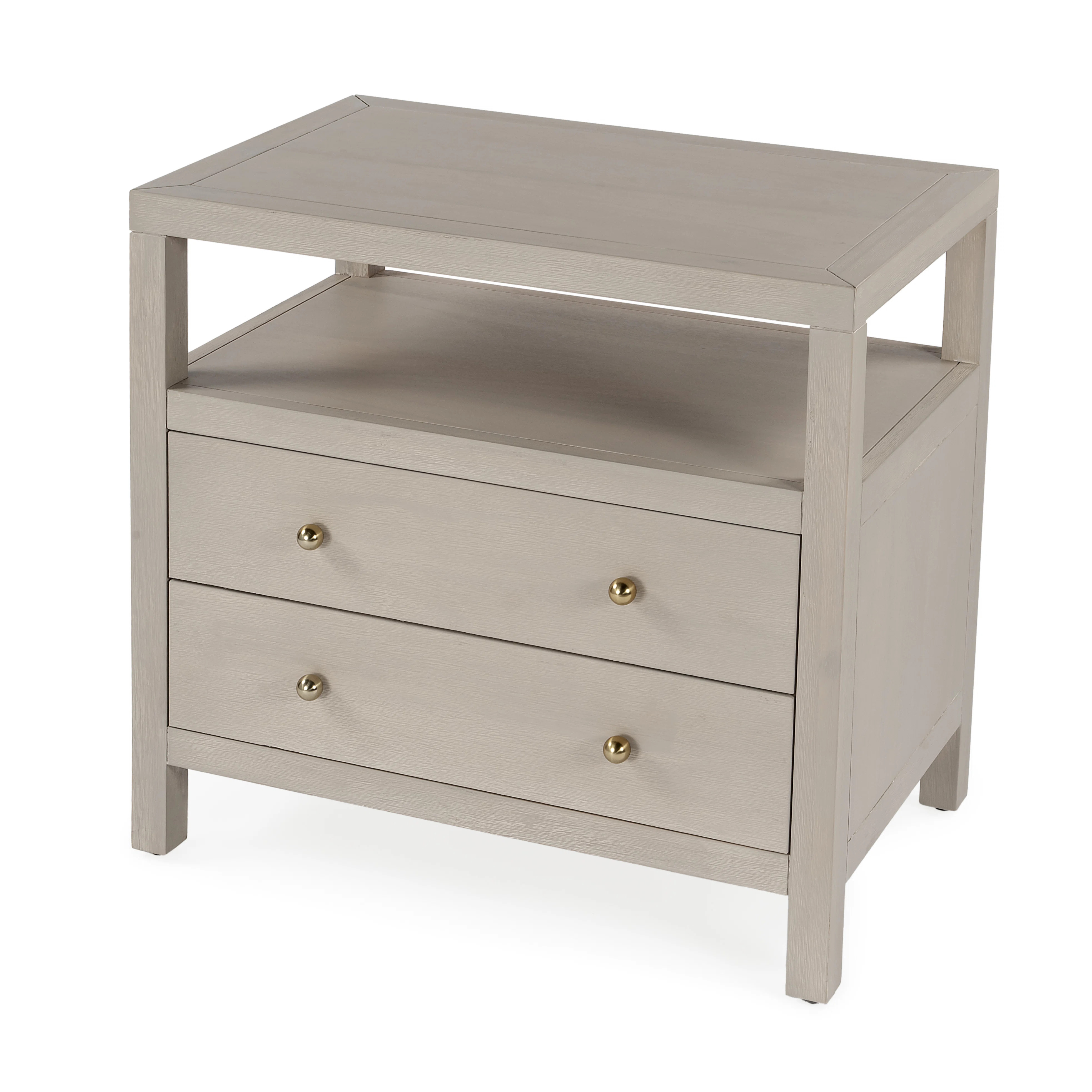 Nora 2-Drawer Wide Nightstand | Perigold