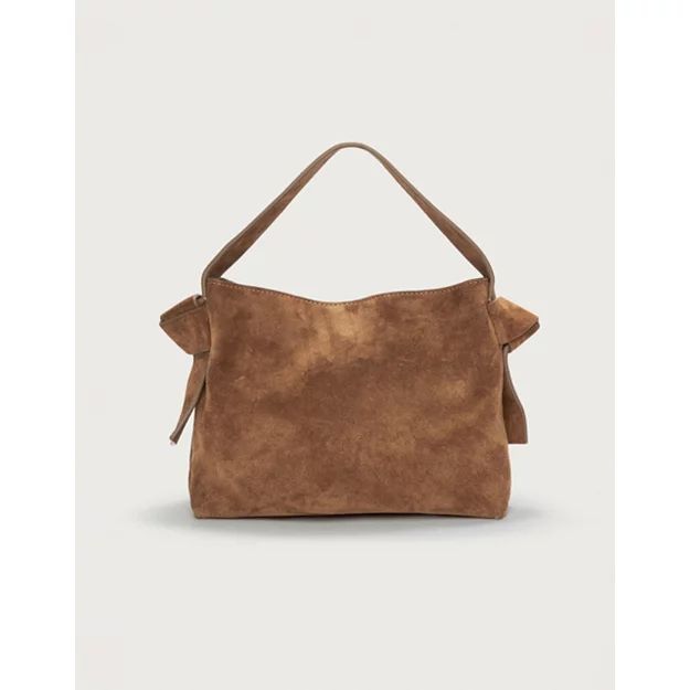 Pembroke Knot Suede Cross Body Bag | The White Company (UK)