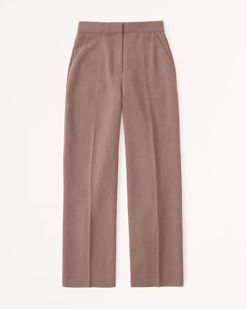 Tailored Wide Leg Pant | Abercrombie & Fitch (US)