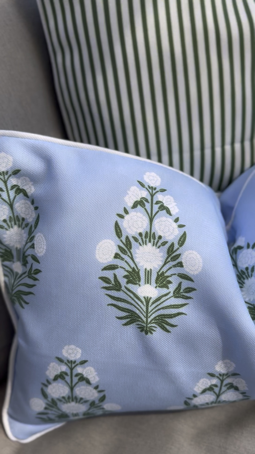 It’s time to add some LIFE to our spring porches! These outdoor pillow covers are some of the prettiest I’ve seen! 

Indoor OR outdoor, they are waterproof and make the prettiest edition your outdoor space! 

Mix and match styles and prints. Such great quality with white piping (machine washable) and a zipper for easy Access. 

Linking my favorite dawn alternative OUTDOOR inserts as well  