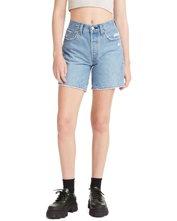 Levi's Women's 501 Mid Thigh Short | Amazon (US)