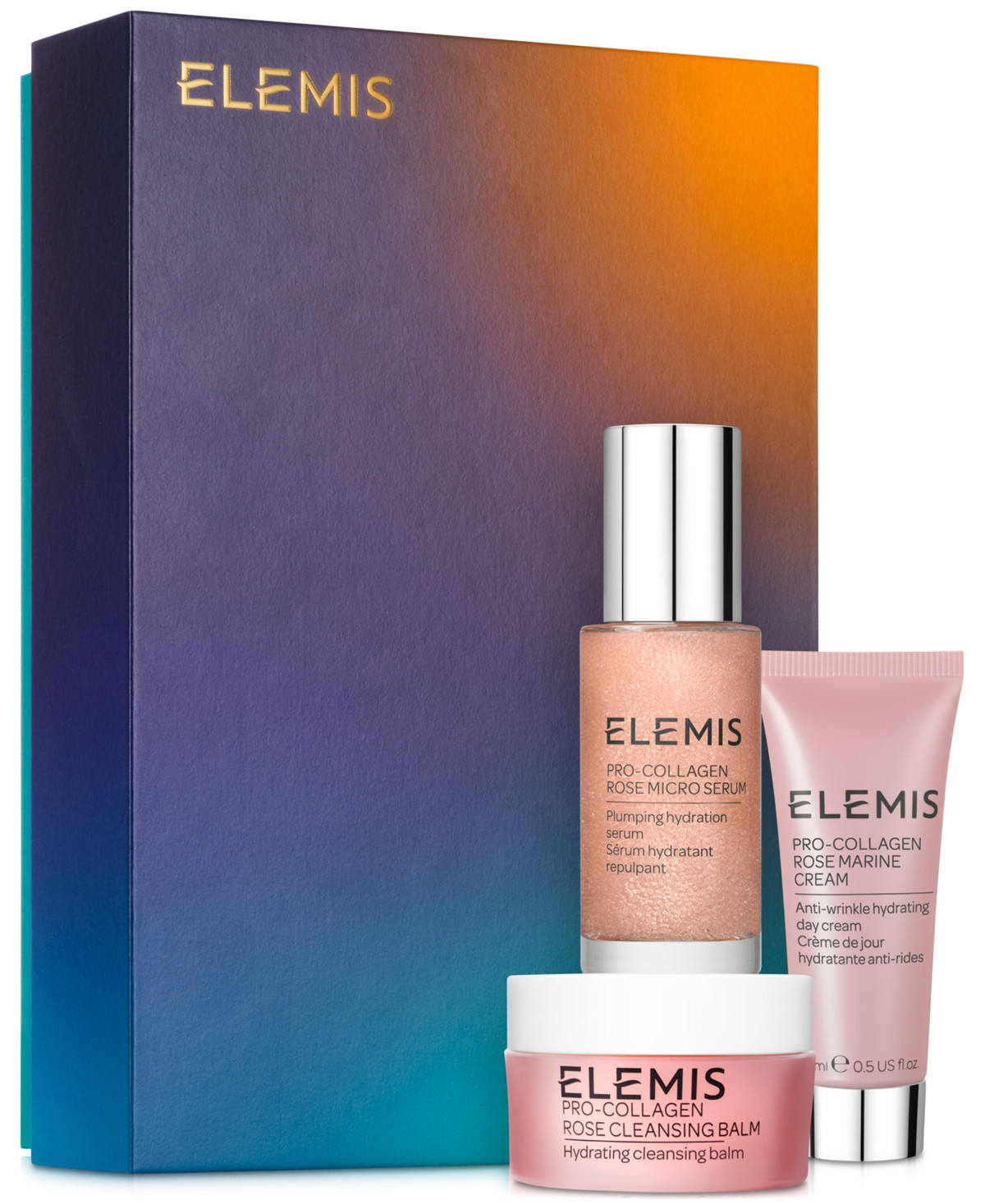 Elemis 3-Pc. The Pro-Collagen Rose Icons Skincare Set | Macy's
