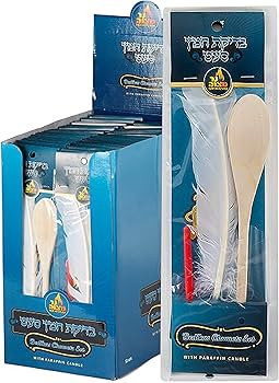 Ner Mitzvah Peasach Bedikat Chametz Set - Full Passover Bedikas Chometz Set | Amazon (US)