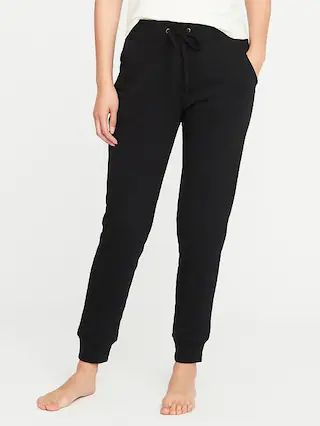 Old Navy Womens French-Terry Lounge Joggers For Women Blackjack Size L | Old Navy US