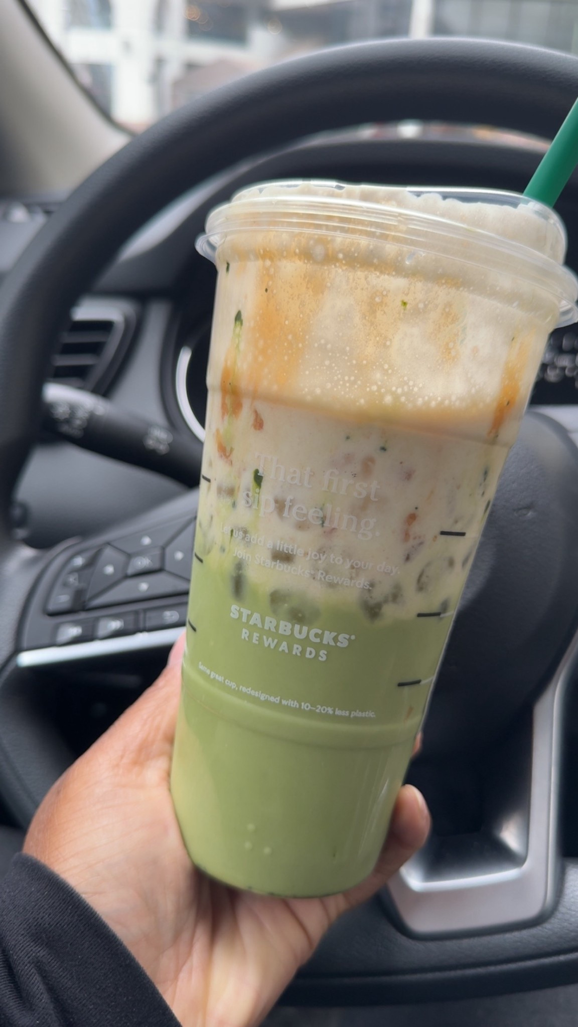 My favorite Starbucks drink right now. Iced Banana Bread Latte with caramel Drizzle and Brown Sugar Syrup. 💛 

#LTKfoodie #LTKdayinmylife