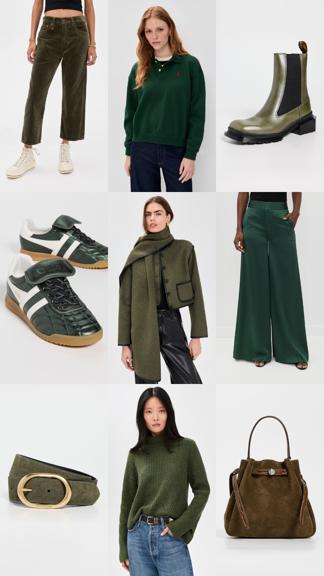 Loving these shades of green 💚