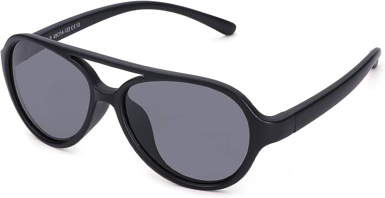 Pro Acme Polarized TPEE Durable Aviator Kids Sunglasses for Boys Girls Soft Rubber Flexible Frame... | Amazon (US)