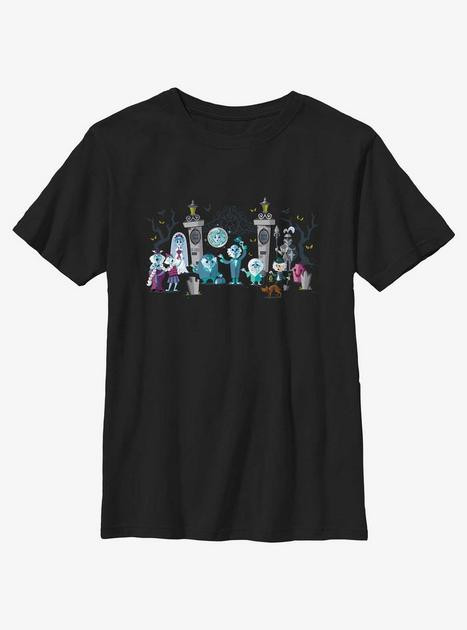 Disney Haunted Mansion Entrance Lineup Youth T-Shirt | BoxLunch