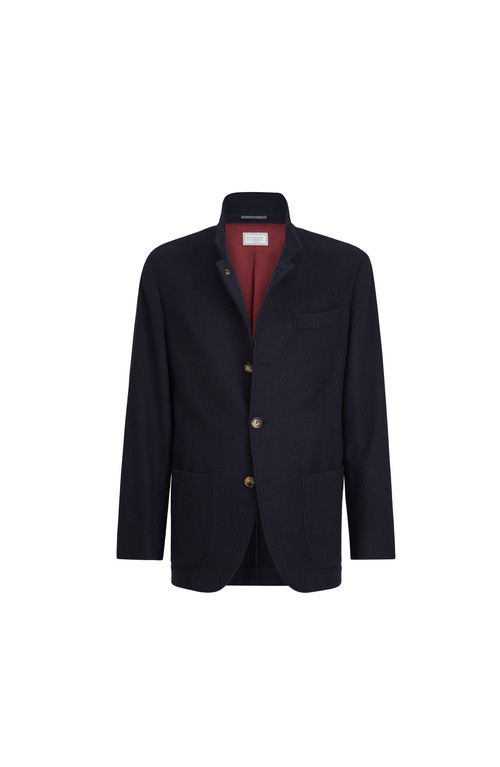Brunello Cucinelli Blazer-style outerwear in Navy Blue at Nordstrom, Size Xx-Large Eu | Nordstrom