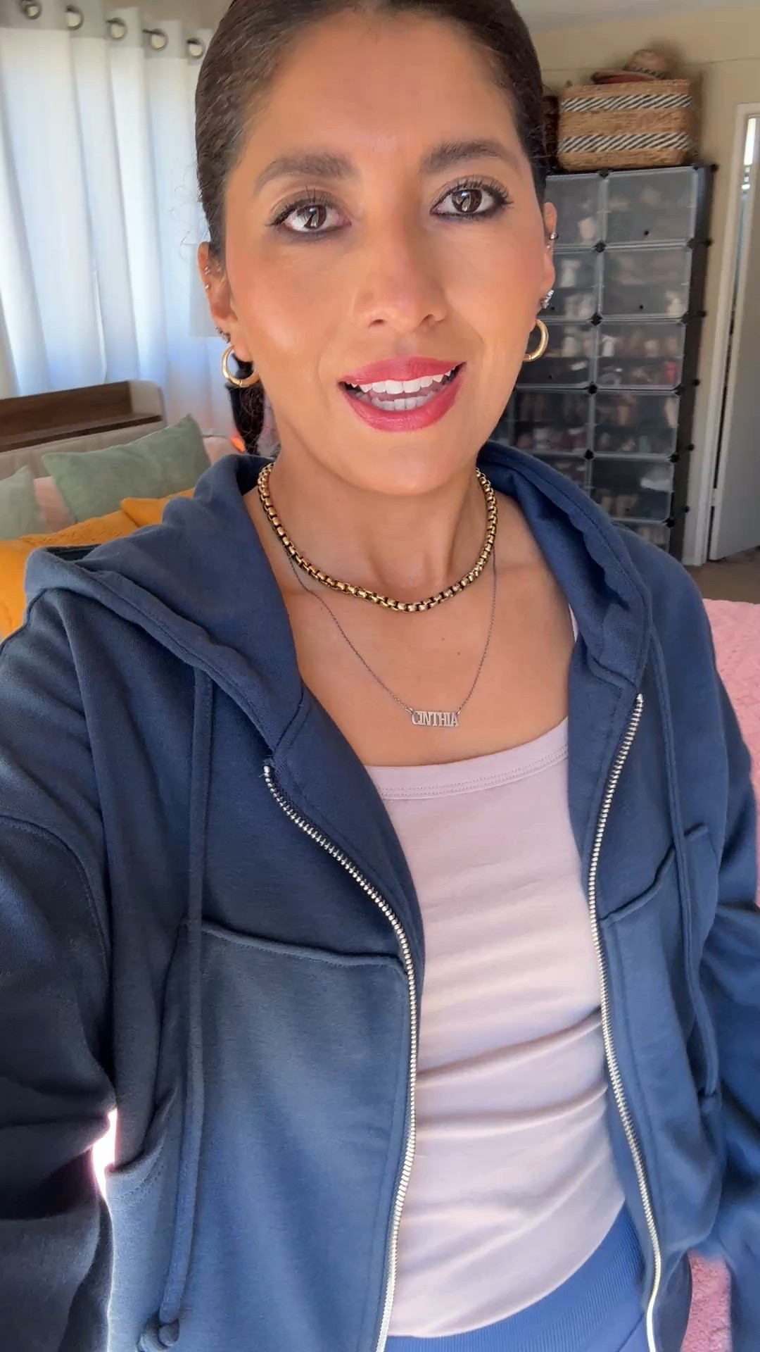 Effortless athletic casual look you can wear anywhere 🤍 This everyday athleisure outfit features high-waisted leggings, a breathable long sleeve top, and a cropped hoodie jacket—perfect for workouts, errands, coffee runs, or travel days. Comfortable, flattering, and easy to style, this sporty casual outfit is a must-have for an active lifestyle while still looking put-together.
Top size S
Jacket size XS
Bottom size S
Shoe size 8

athletic casual outfit, athleisure wear, everyday athleisure, leggings outfit, high waisted leggings, long sleeve workout top, cropped hoodie jacket, sporty casual look, gym to street outfit, activewear style, comfy workout clothes, casual fitness outfit, mom athleisure, travel athleisure outfit, neutral activewear, workout to errands outfit

#LTKActive #LTKfitnessgoals #LTKootd