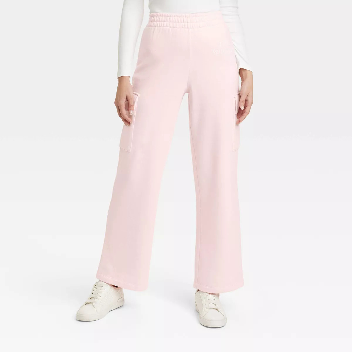 Women's Self Love Club Graphic Pants - Pink | Target