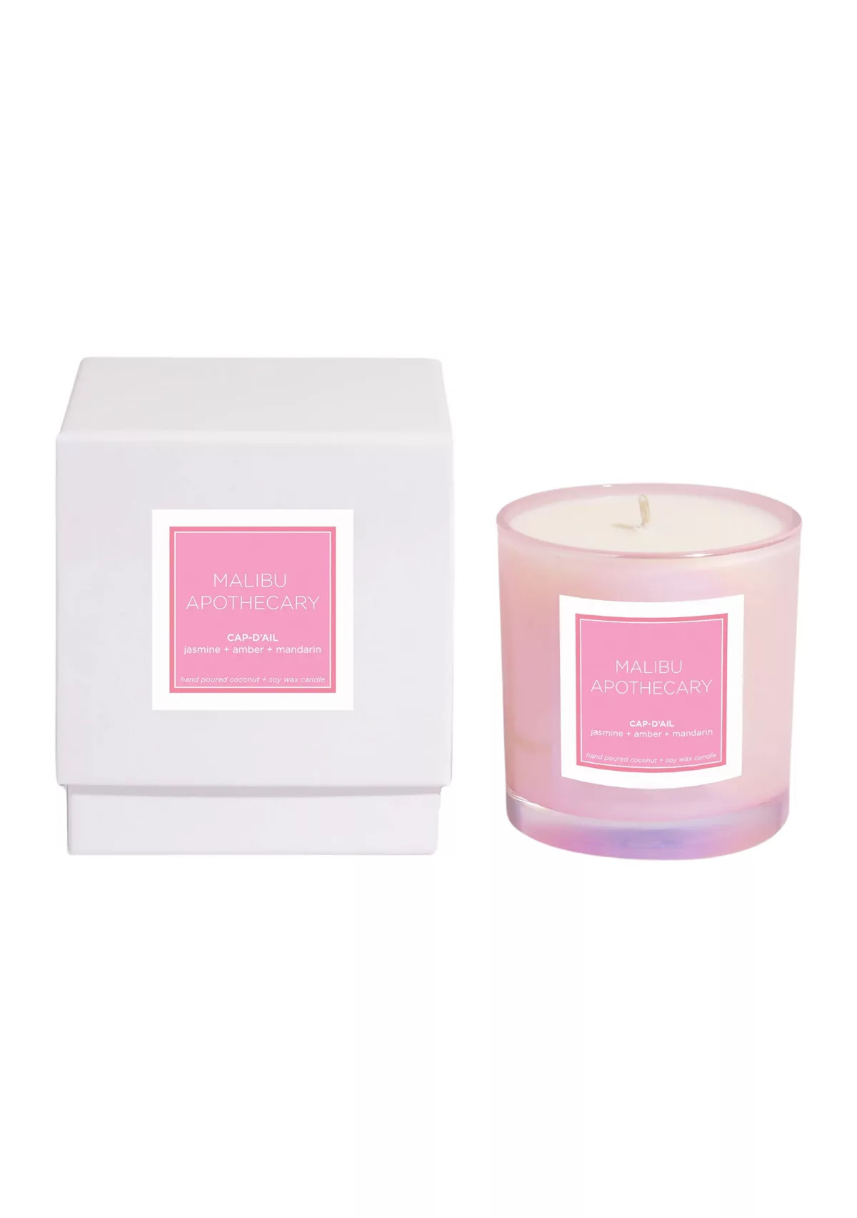 Cap-d'Ail | Iridescent Pink Candle | Belk