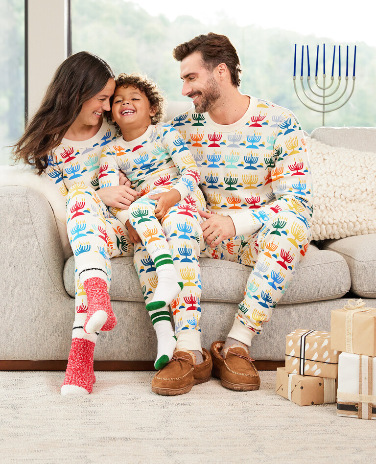 Rainbow Hanukkah Matching Family Pajamas | Hanna Andersson