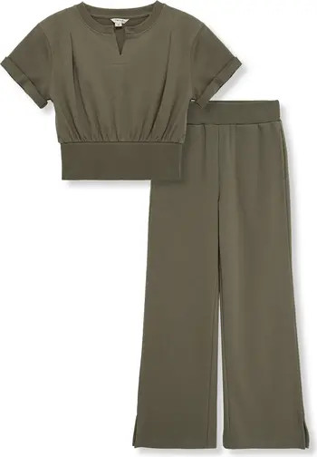 Habitual Kids Kids' French Terry Top & Pants Set | Nordstrom | Nordstrom
