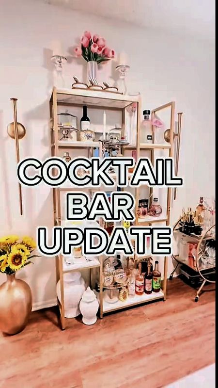 Cocktail bar update! I used this book Case and turned it into a cocktail bar! ✨ Click on the “Shop  DAILY FIND collage” collections on my LTK to shop.  Follow me @winsometaylorstyle for daily shopping trips and styling tips! Seasonal, home, home decor, decor, kitchen, beauty, fashion, winter,  valentines, spring, Easter, summer, fall!  Have an amazing day. xo💋

#LTKVideo #LTKparties #LTKhome