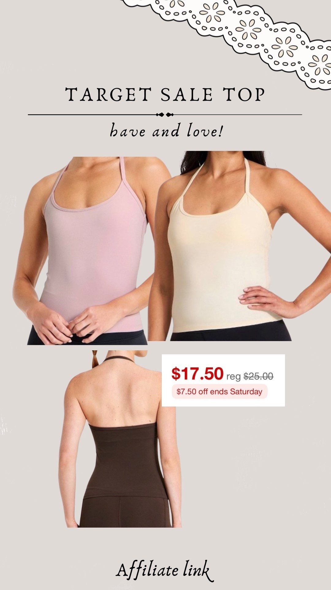 Have and love this Target workout tank! Comes with built-in bra, I sized up one size!

#LTKootd