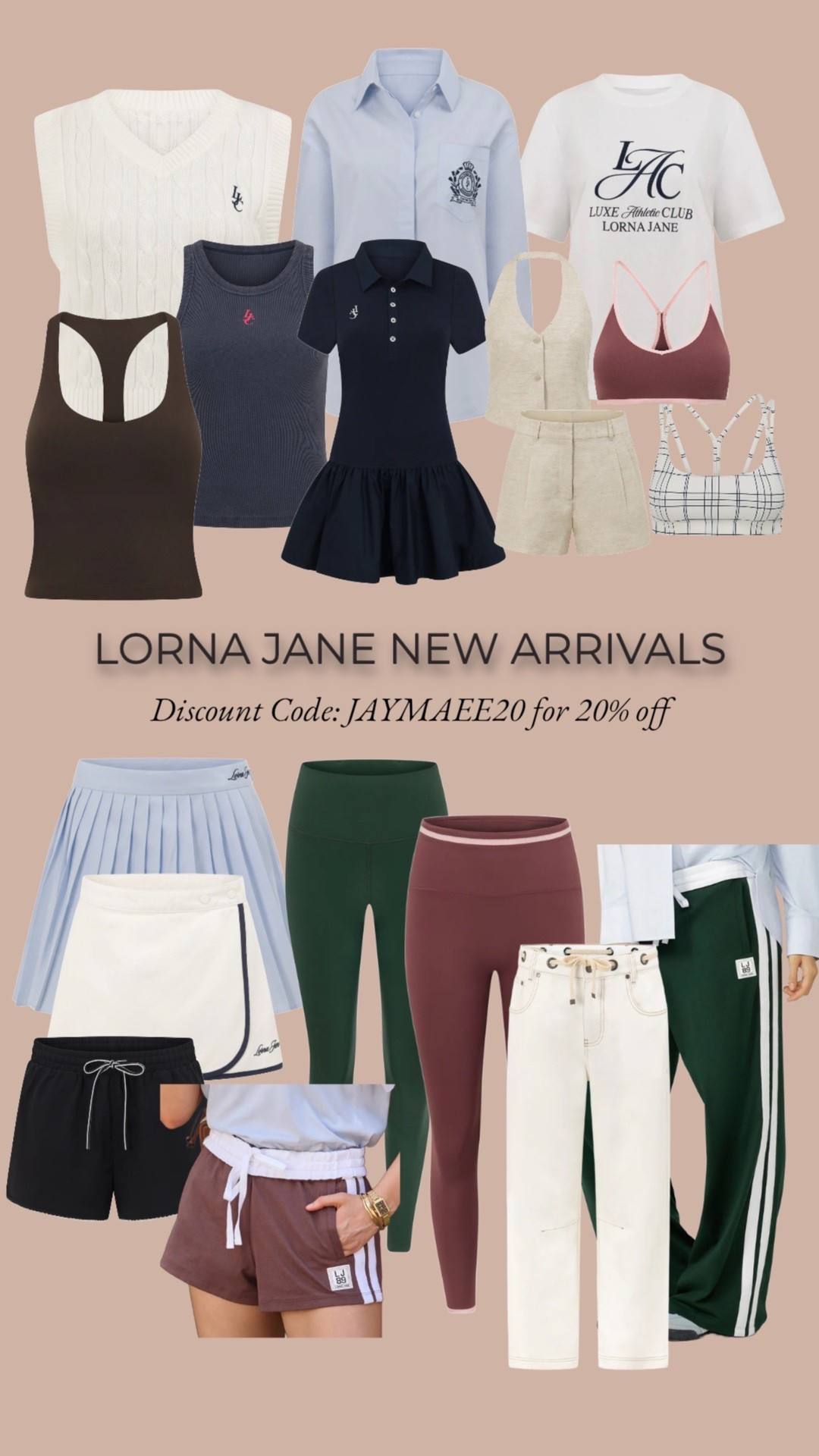 Obsessed with Lorna Jane new arrivals 🙌🏻 so many good pieces. Discount code for full price styles online and in-store! 

#LTKfitness #LTKsummer #LTKaustralia