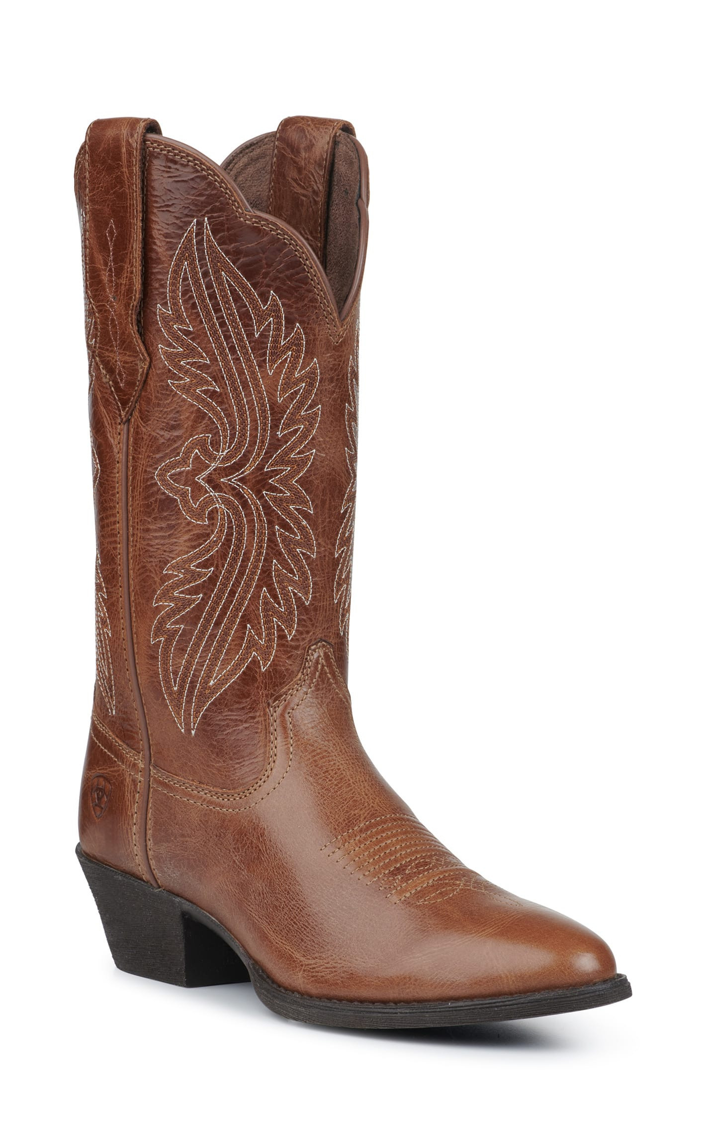 Ariat Women's Heritage Dark Tan StretchFit R-Toe Cowboy Boots - 7.5xB - From Cavender's | Cavender's