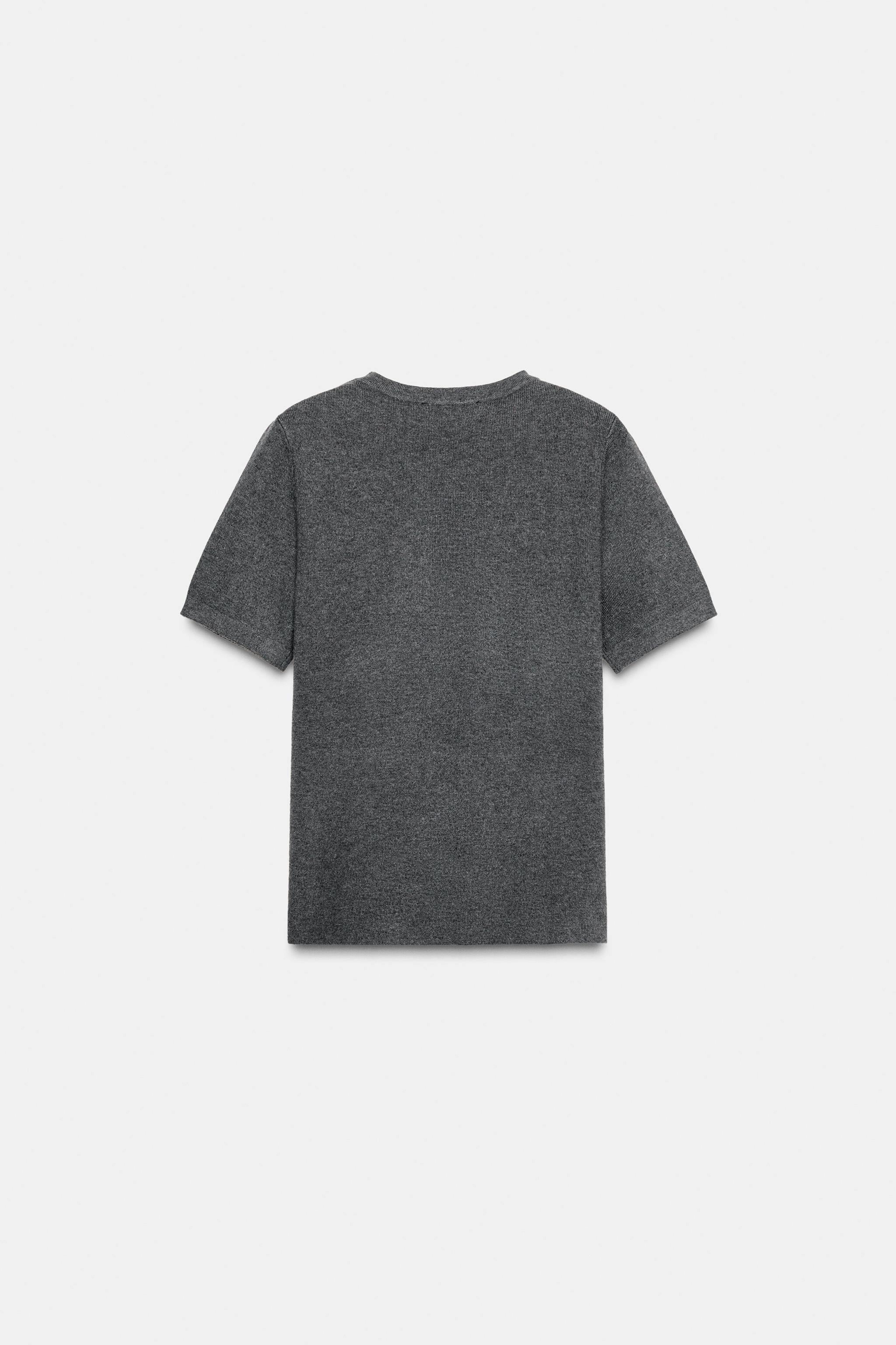 SHORT SLEEVE SOFT-TOUCH KNIT JUMPER | Zara UK