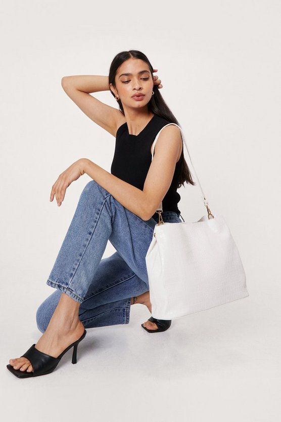 WANT Oh Croc a Feelin' Tote Bag and Pouch Set | NastyGal (US & CA)