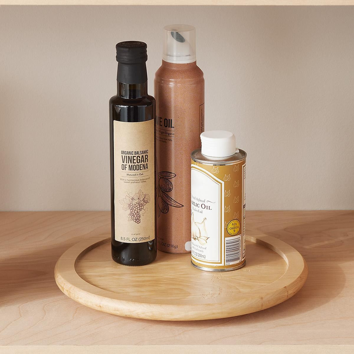 Marie Kondo Birch Single Turntable | The Container Store