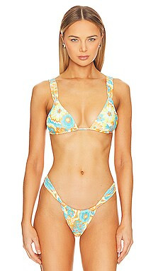 Kulani Kinis Slide Bikini Top in Miami Moon from Revolve.com | Revolve Clothing (Global)