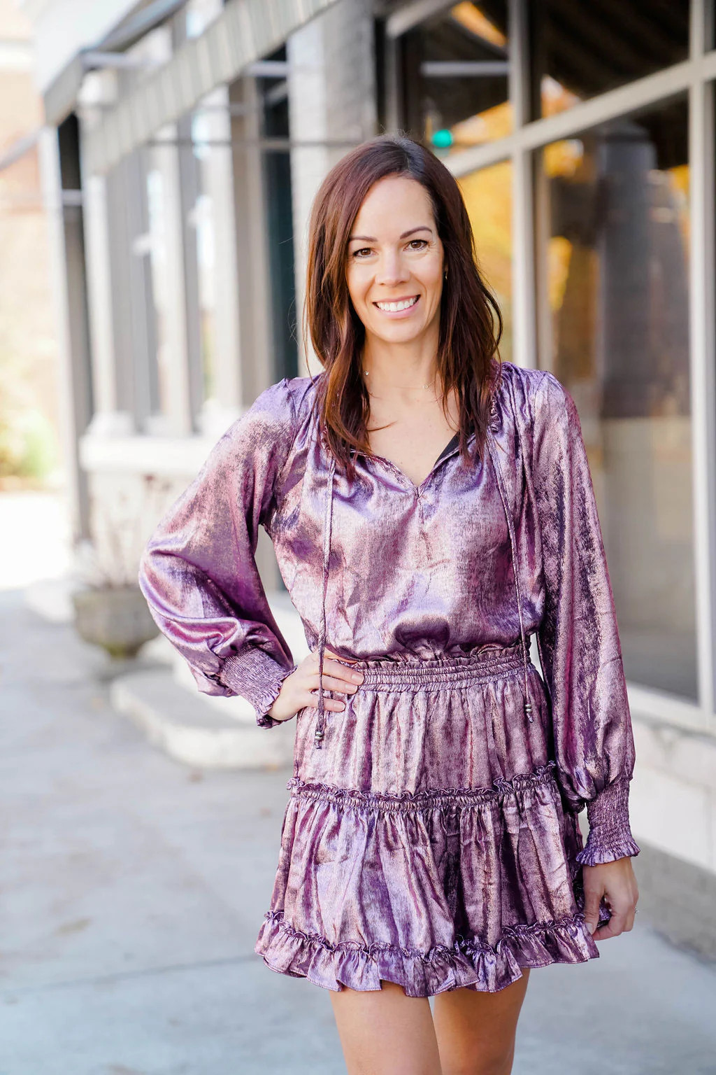 World Class Metallic Dress | Dress & Dwell