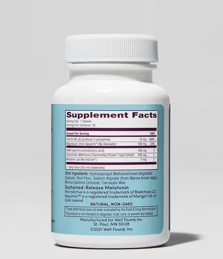 Womaness - Let Me Sleep - Natural Sleep Supplement: 30 capsules | EMILIA GEORGE®