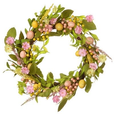 National Tree Company 22" Decorated Easter Wreath | Target