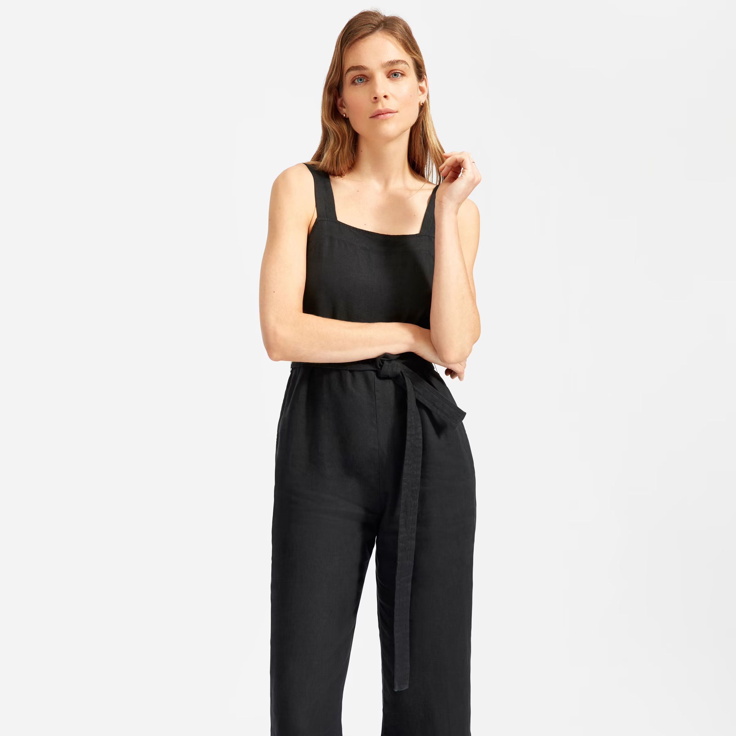 The Linen Square-Neck Jumpsuit | Everlane