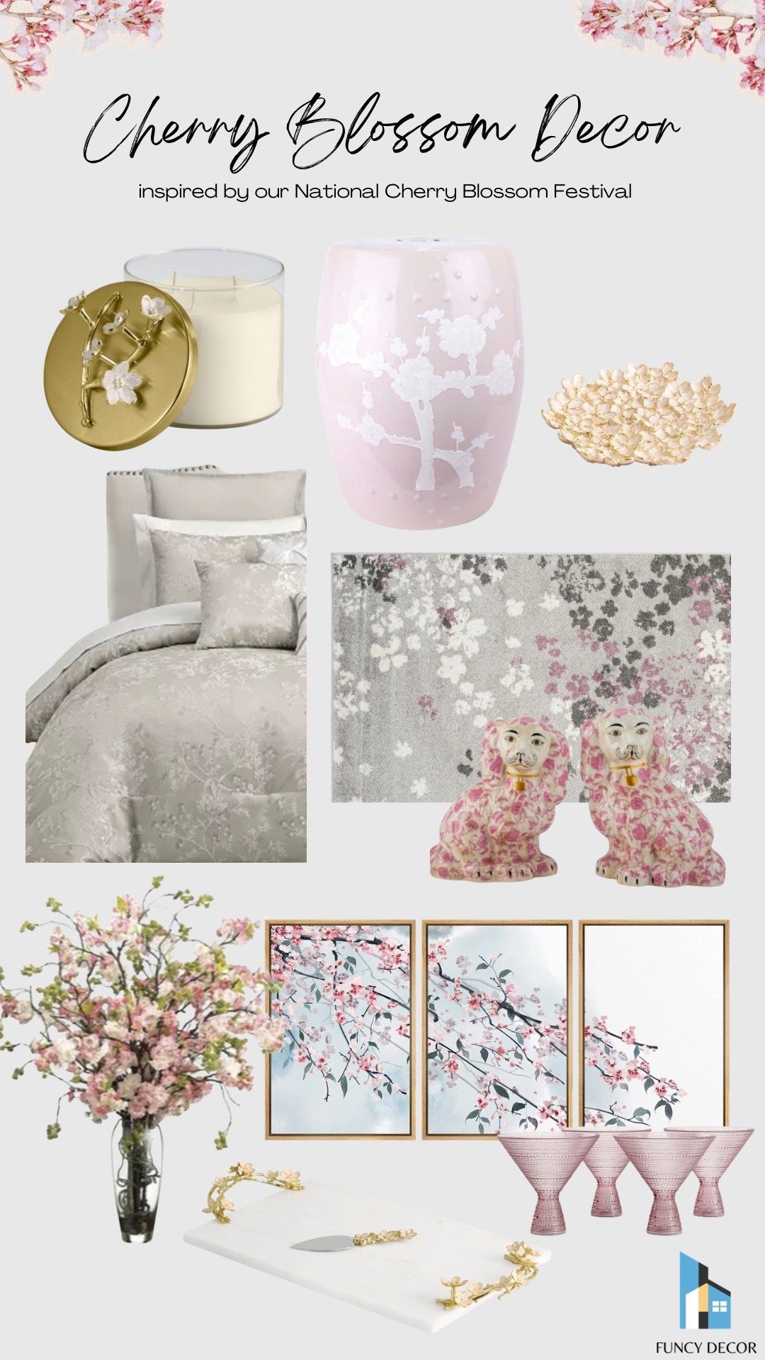 Cherry Blossom Home Decor inspired by our National Cherry Blossom Festivall

#LTKSeasonal #LTKHome