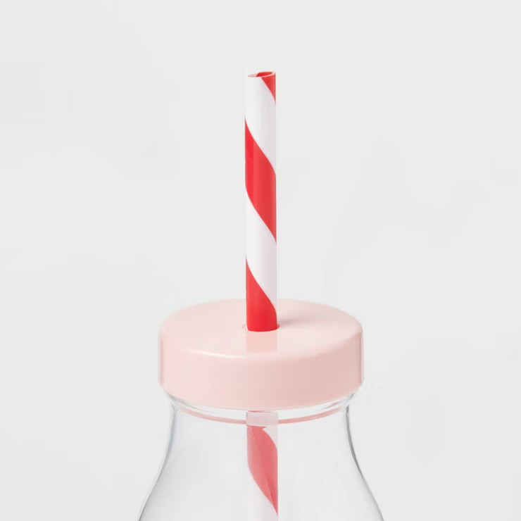 12oz Plastic Milk Jug with Straw - Wondershop™ | Target