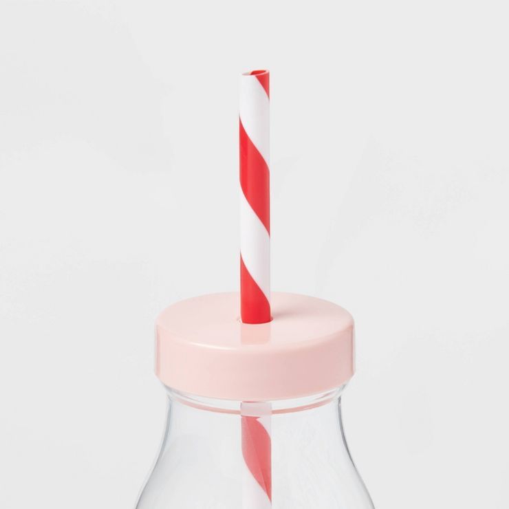 12oz Plastic Milk Jug with Straw - Wondershop™ | Target