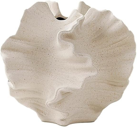 Modern Art Ceramic Coral Flower Vase Home and Office Decoration Sculpture Work Bohemian Decoratio... | Amazon (US)