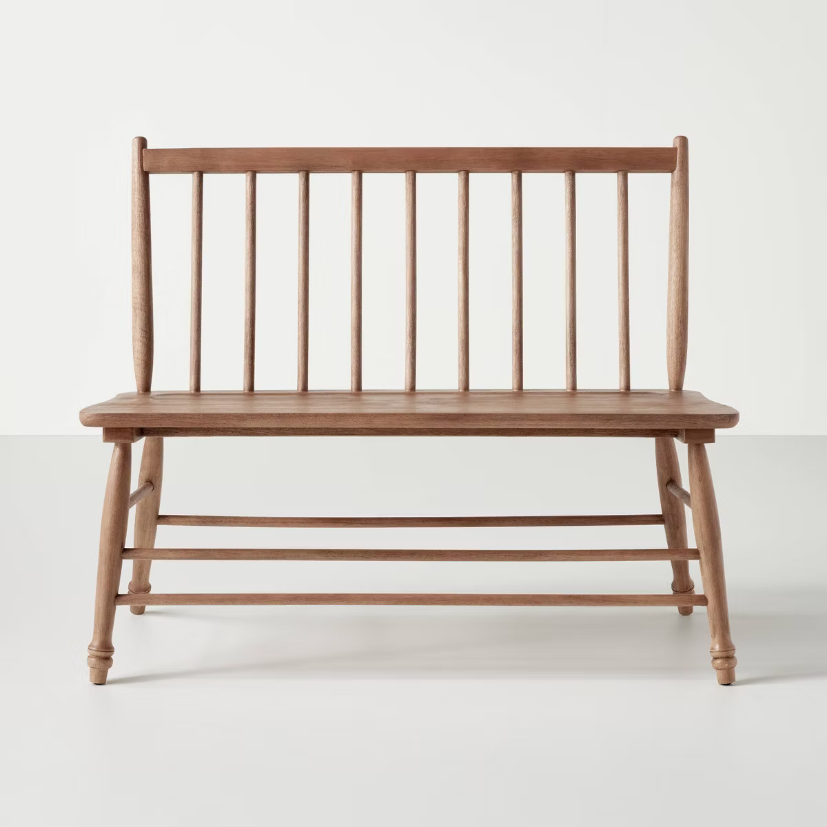 Vintage Windsor Dining Bench - Aged Oak - Hearth & Hand™ with Magnolia | Target