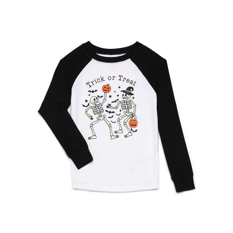 Halloween Boys Long Sleeve Top and Pants Tight Fit Sleep Set from Way to Celebrate, 2-Piece, Size... | Walmart (US)