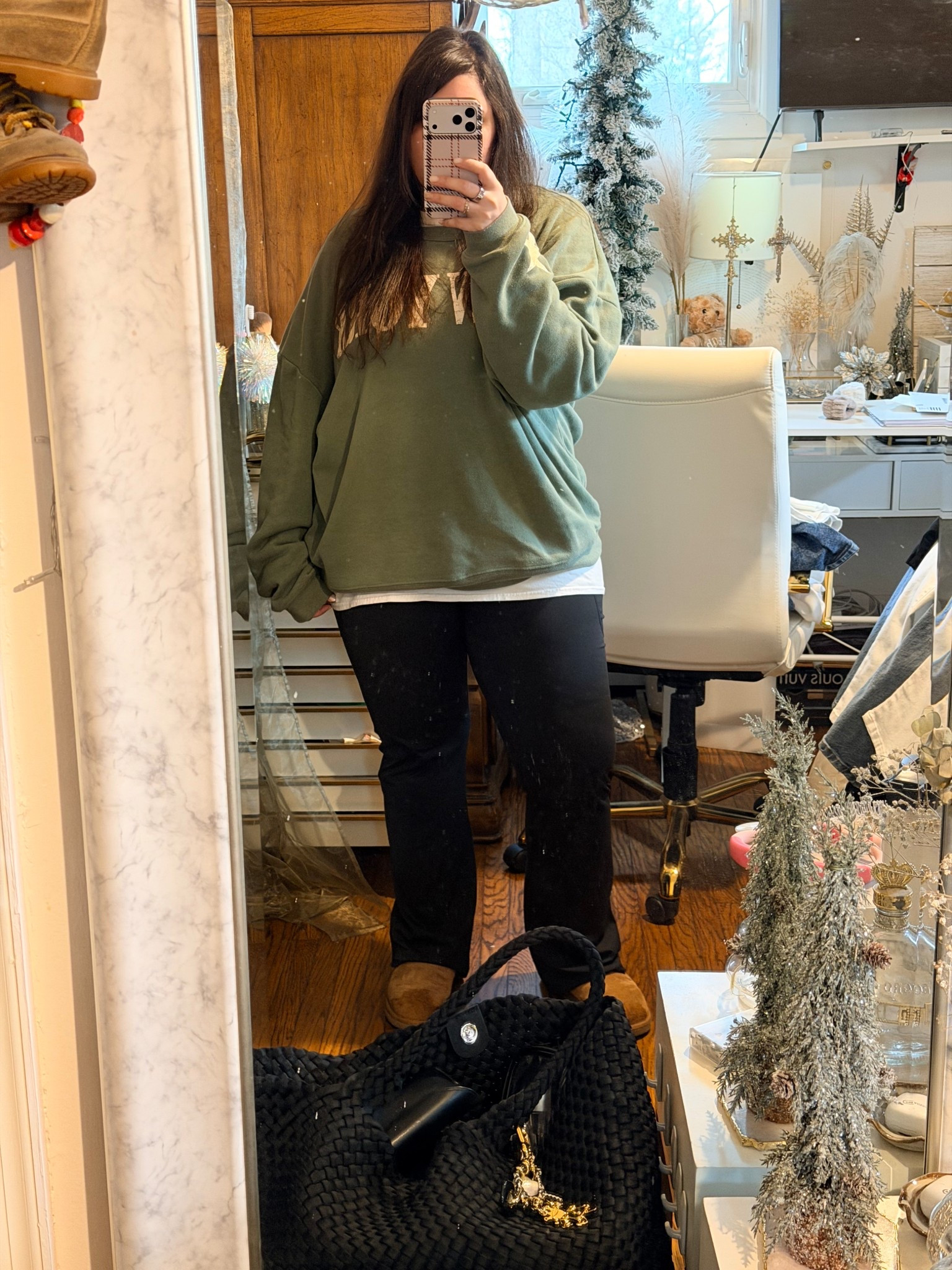 Today’s cozy look for a day of clients! 

#LTKSeasonal #LTKootd #LTKMidsize