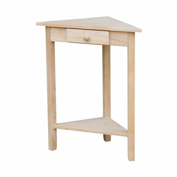 International Concepts Ot-95 Wood Corner Accent Table, Ready to Finish | Walmart (US)