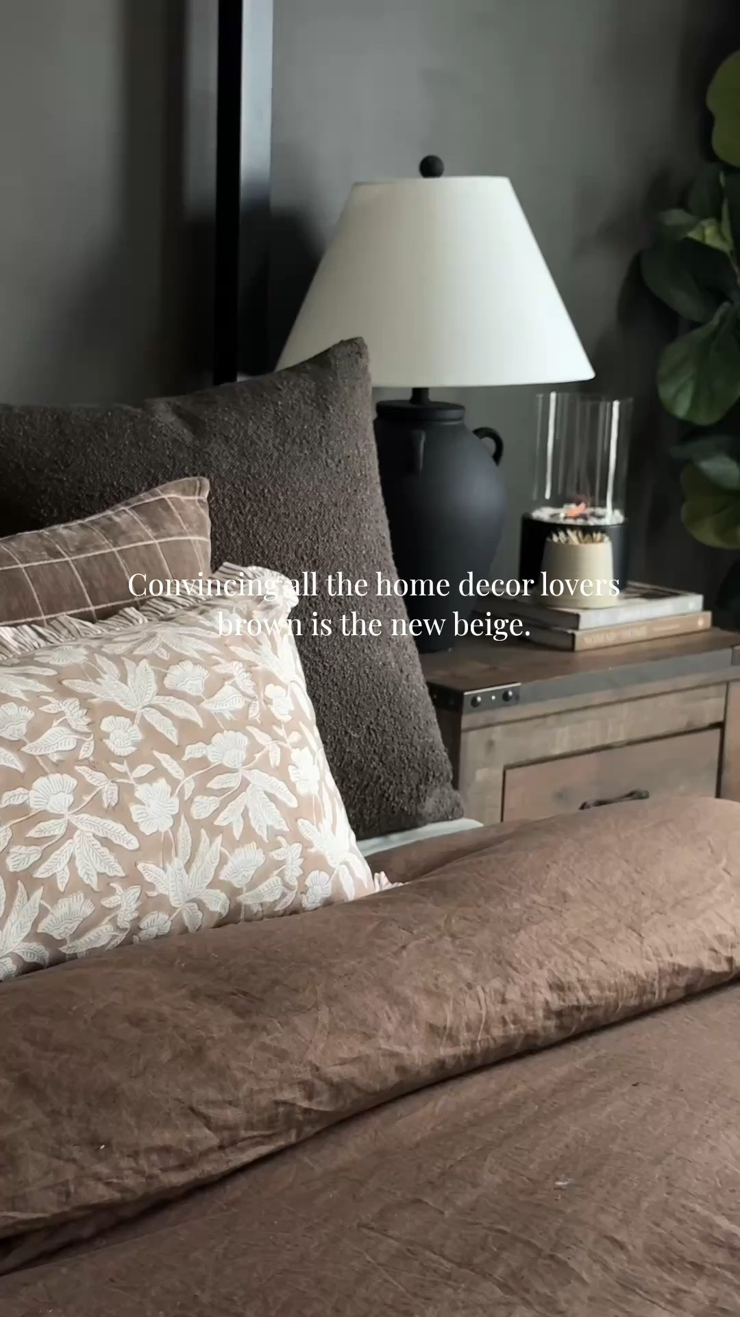Heres your sign to add some of beige’s moody cousin to your home 🤎 

All my throw pillow covers are Amazon and A LOT of my bedroom is on sale!

Canopy bed, brown bedding, bed styling, moody bedroom decor, layered bedding, fall bedroom, brown bedroom, linen duvet

#LTKSeasonal #LTKHome #LTKSaleAlert