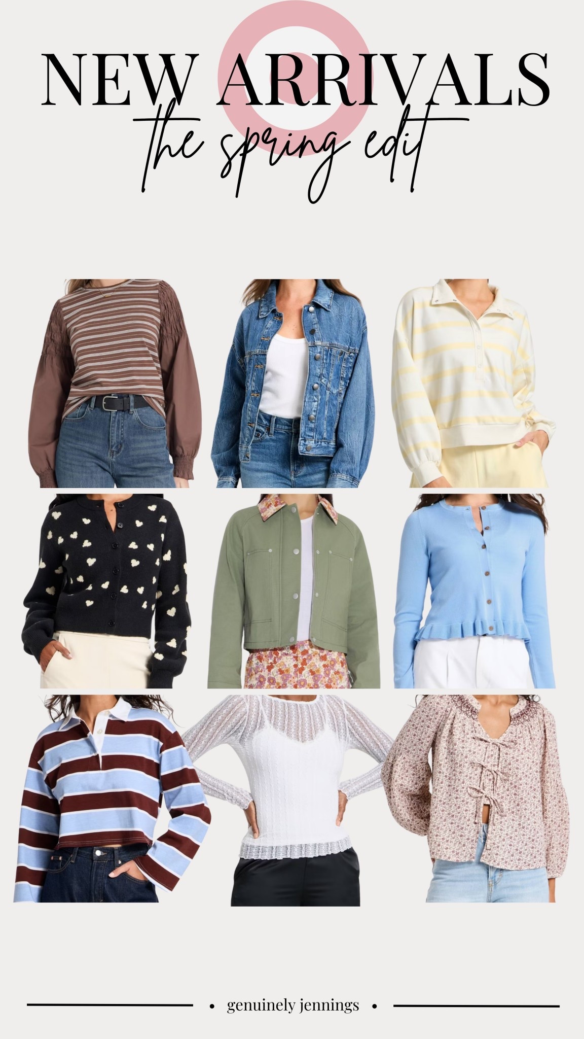 Spring Edit @ Target!
New Arrivals / Trendy Spring Tops/ Jackets 
#target #newarrivals #womensfashion

#LTKFindsUnder50 #LTKootd #LTKSeasonal